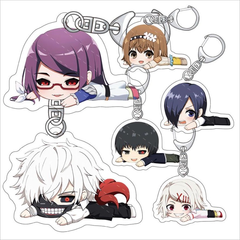 Car Accessories In Tokyo - Chaveiro de Acrílico de Personagens de