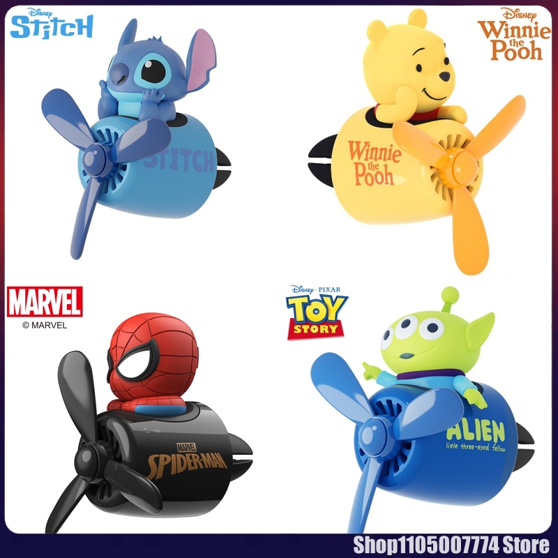 Car Accessories Essentials - Stitch spiderman personagens alienígenas carro montado