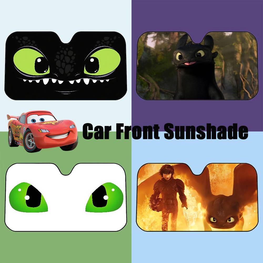 Car Accessories Outside - Protetor Solar Automotivo Desenho Animado Olho