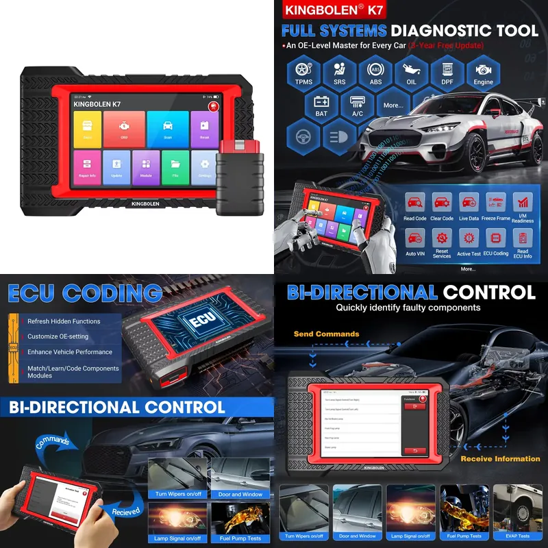 Obd2 Scanner - Scanner Automotivo Kingbolen K7, Ferramenta de