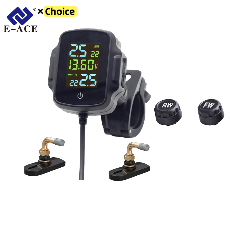 Tire Pressure Monitor - Moto tpms saída usb com qc