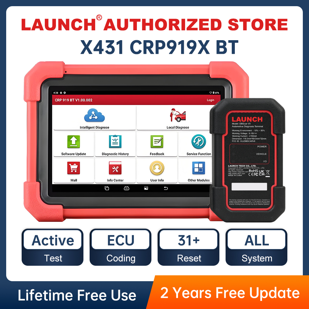 Obd2 Scanner - Ferramenta de Diagnóstico Automotivo X431 CRP919X