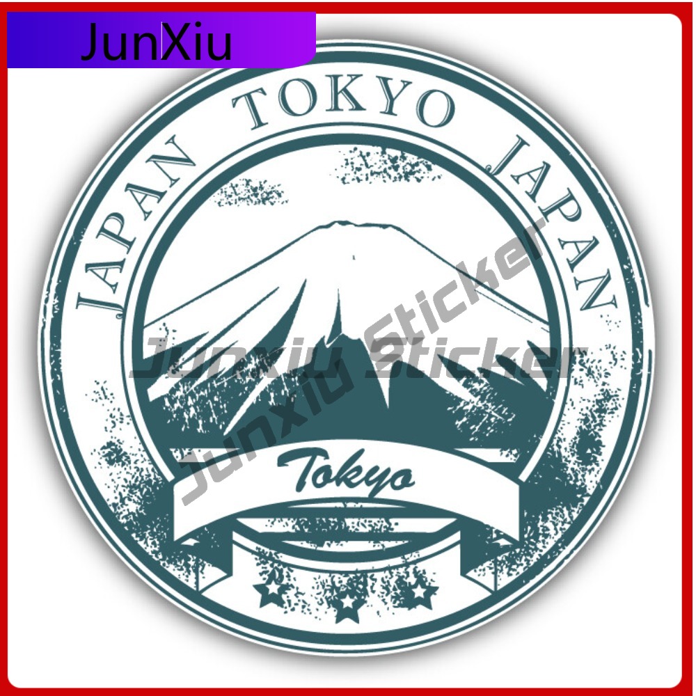 Car Accessories In Tokyo - Adesivo criativo de viagem, estilo anime,