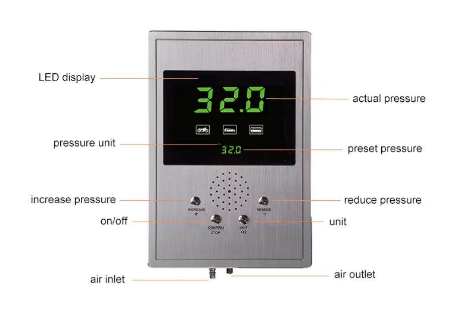 Inflador de Pneus Digital LED  - Tire Pressure Monitor avaliação e preço