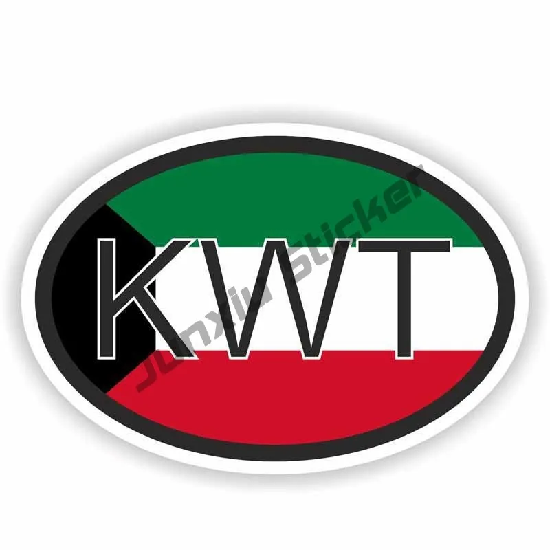 Kuwait mapa com bandeira adesi - Car Accessories Kuwait avaliação e preço