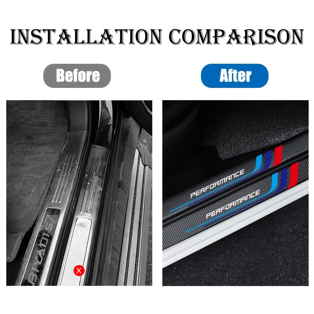Carbon Fiber Sill Plate Adesiv - Car Accessories Outside avaliação e preço