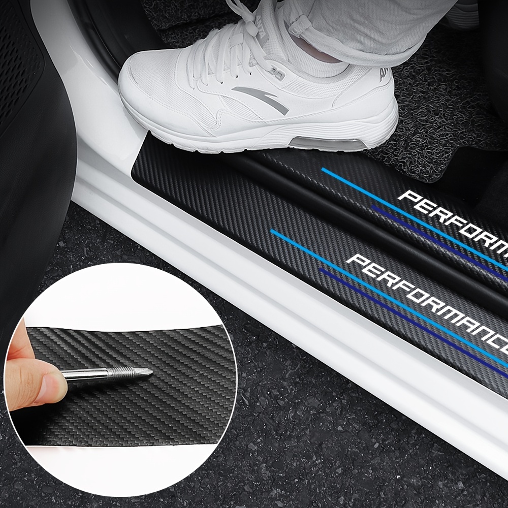 Carbon Fiber Sill Plate Adesiv - Car Accessories Outside avaliação e preço