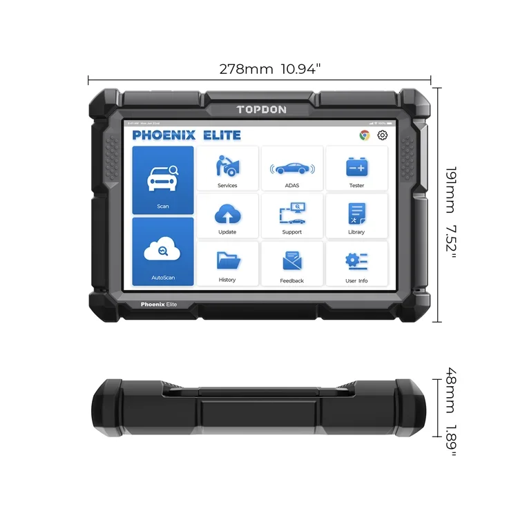 Topdon phoenix elite carro ecu - Obd2 Scanner avaliação e preço