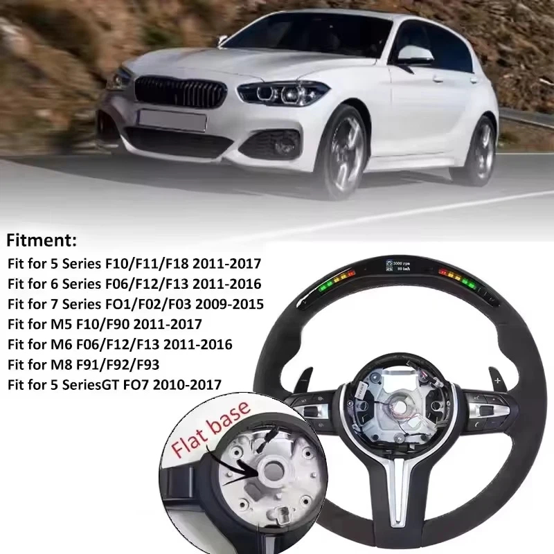Volante de couro para BMW F10  - Car Accessories Essentials avaliação e preço