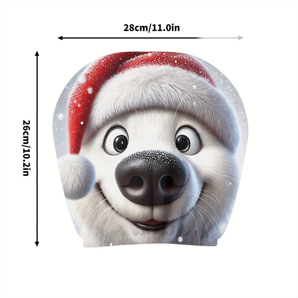 2 peças de chapéus de Natal, c - Car Accessories For Winter avaliação e preço