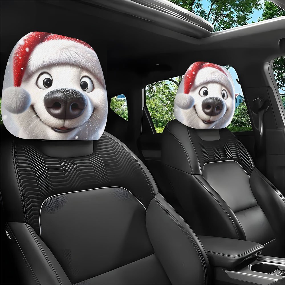 2 peças de chapéus de Natal, c - Car Accessories For Winter avaliação e preço
