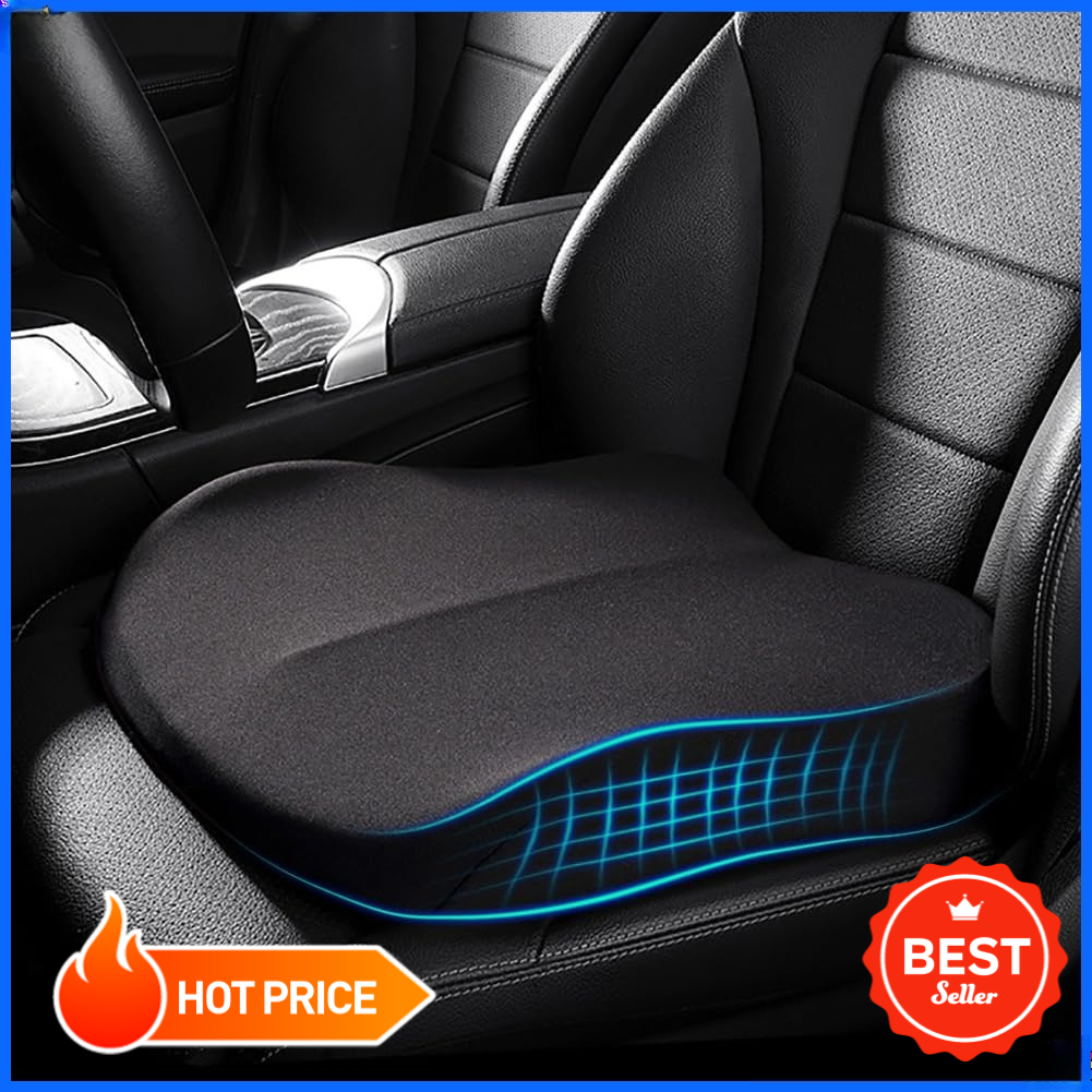 1pc almofada de apoio de recup - Car Seat Cushion Memory Foam avaliação e preço