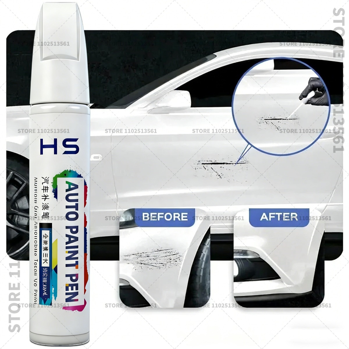 Caneta de Retoque de Pintura p - Car Scratch Remover Pen avaliação e preço