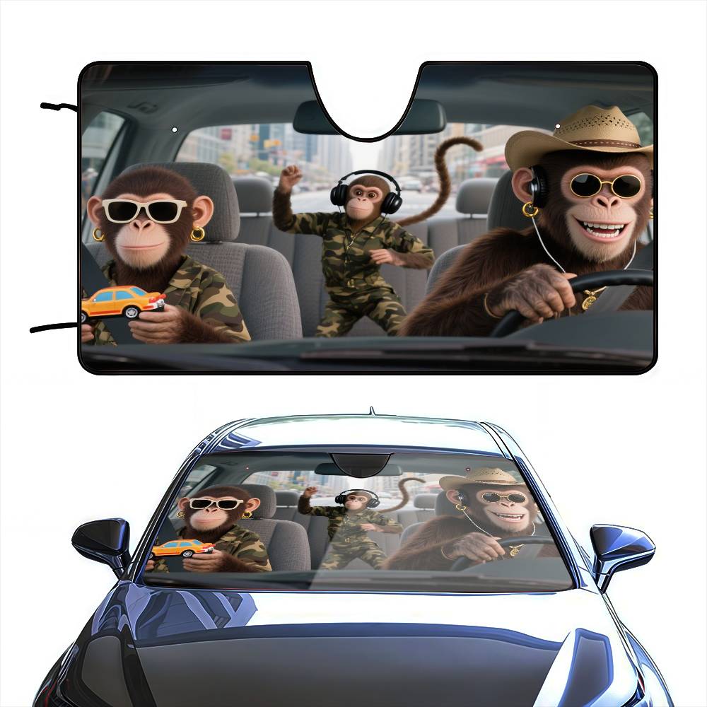 Engraçado macaco motorista car - Car Accessories Outside avaliação e preço