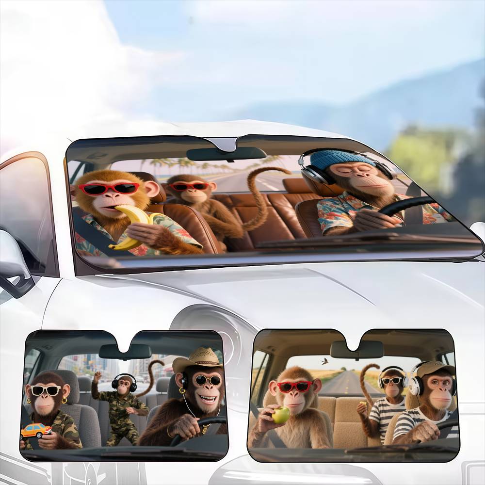 Engraçado macaco motorista car - Car Accessories Outside avaliação e preço