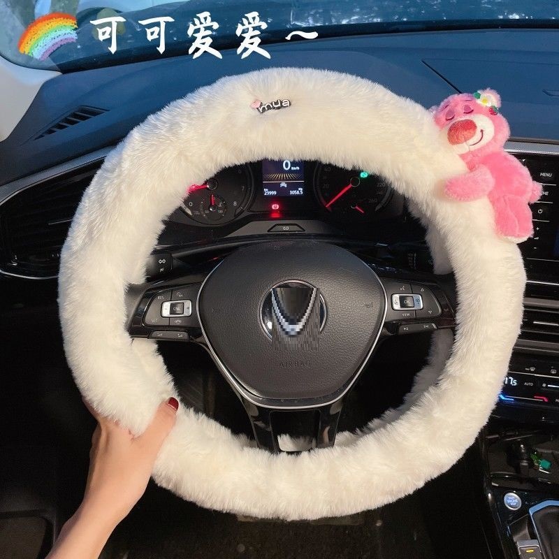 Nova Capa de Volante de Pelúci - Car Accessories For Winter avaliação e preço