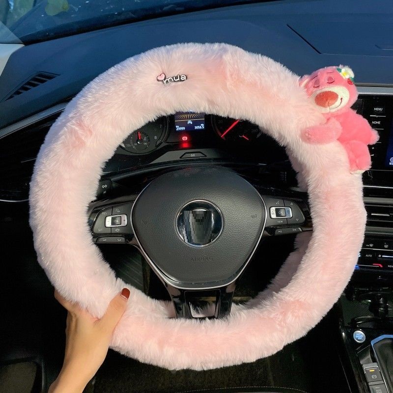 Nova Capa de Volante de Pelúci - Car Accessories For Winter avaliação e preço