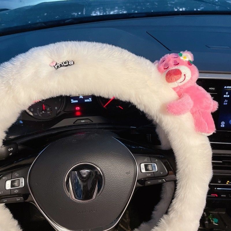 Nova Capa de Volante de Pelúci - Car Accessories For Winter avaliação e preço